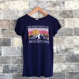 Life is better in the mountains super soft tshirt